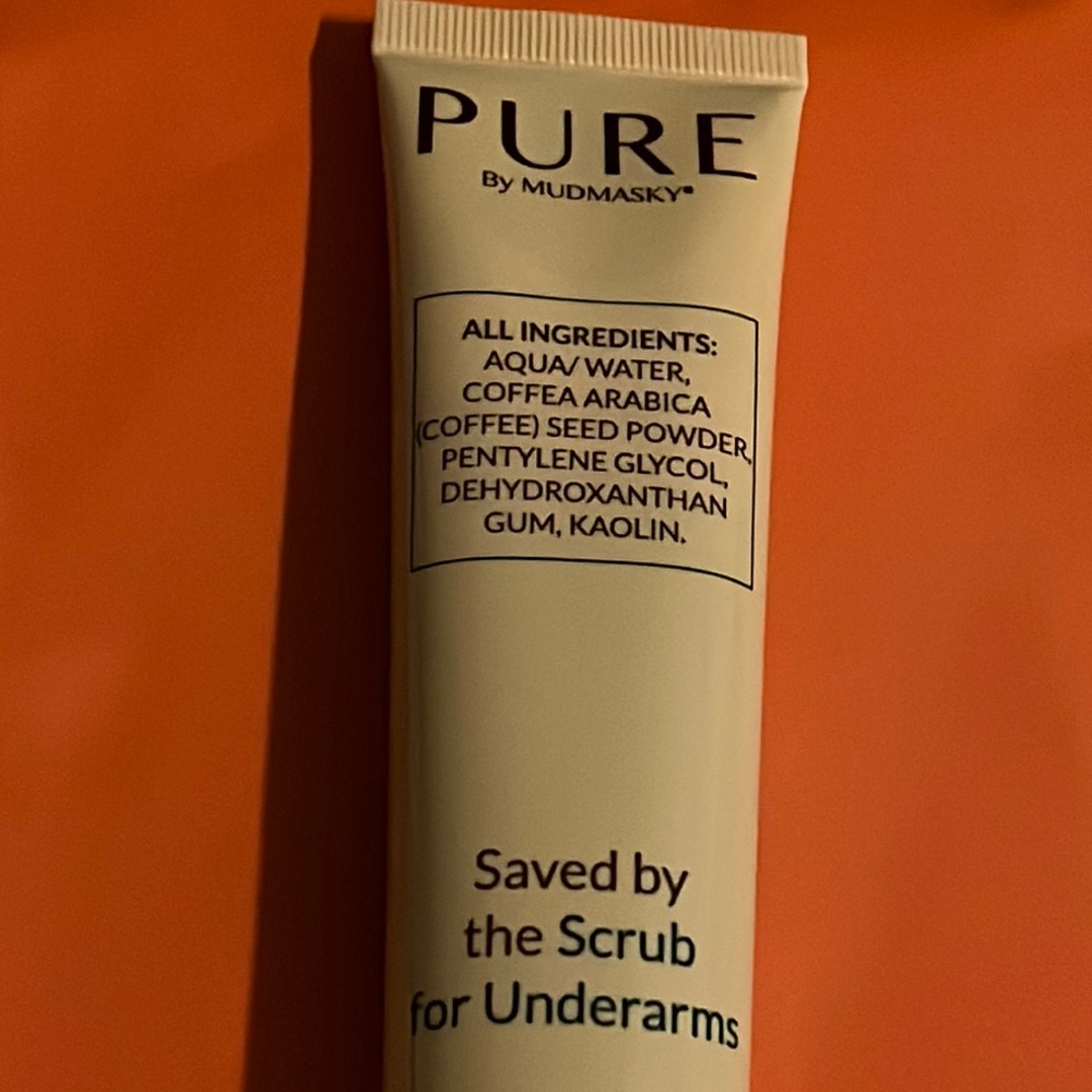 Mudmasky PURE  Saved by the Scrub for Underarms - Sensitive Armpits NEW